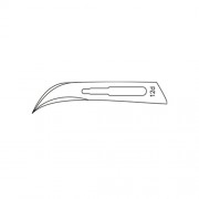 Scalpel Blade No. 12D Pack of 100 Stainless Steel,